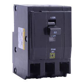 Schneider Electric Thermal Magnetic Circuit Breaker; 3-Pole; 100A; 240VAC; Lever; Ring Terminal; UL 489